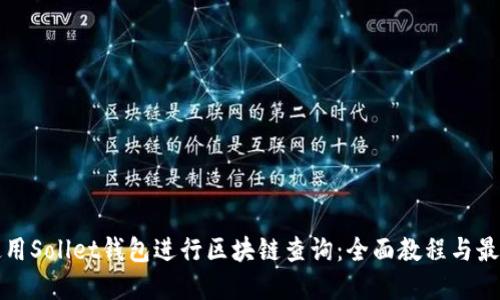 如何使用Sollet钱包进行区块链查询:全面教程与最佳实践
