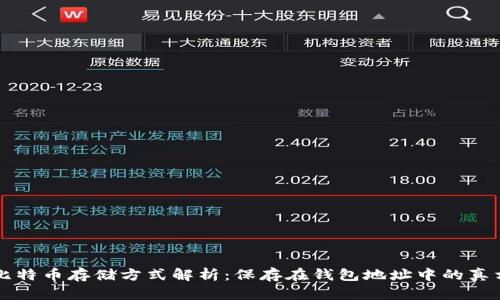 比特币存储方式解析：保存在钱包地址中的真相